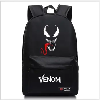 

Venom Luminous Backpack Printing Backpack Laptop Travel Book School Bag Canvas Rucksack For Students Glow in the Dark