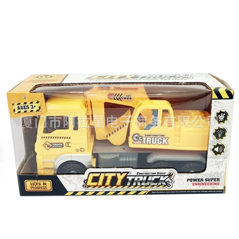 

Children New Year Gift Toy Engineering Vehicle Electric Universal Engineering Vehicle Excavator Toy Children Play House Toys