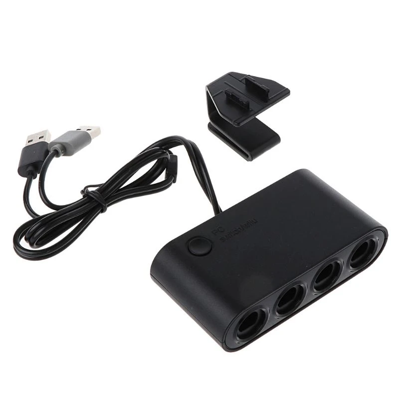 3 In 1 4 Ports Gc Handle To Wiiu Pc Switch Converter Adapter For Pc Game Gamecube Gc Controllers Accessories Usb Receiver Adapter Aliexpress