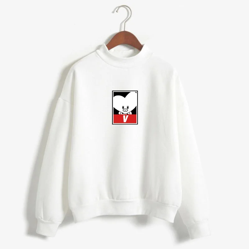 Sweatshirt11 Корейский kpop пуленепробиваемый мальчик скауты Ким Тхэ Хён мультфильм худи с изображением куклы Толстовка высококачественный хип-хоп tata одежда коллекция - Цвет: Sweatshirt11