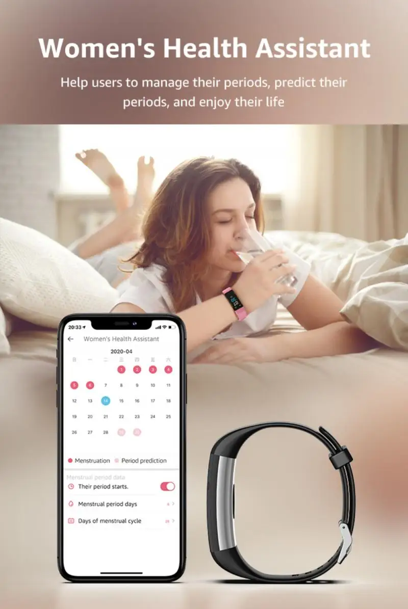 S5 Plus Smart Bracelet Heart Rate Blood Pressure Health Waterproof IP68 Smart Watch S5 Sport Watch Wristband Fitness Tracker MAN