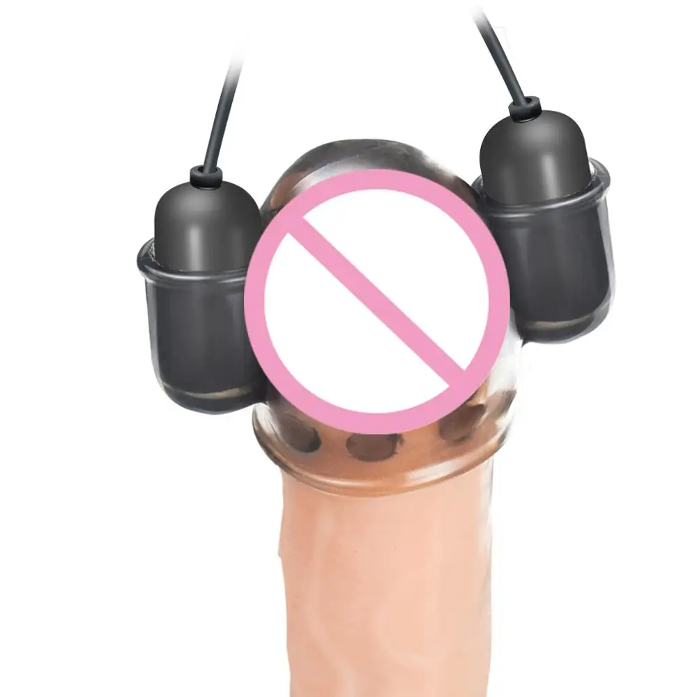Penis Vibrator 12 Frequency Glans Ring Cock Sleeve Glans Stimulation Glans Trainer Erection Male Masturbation Penis Massagers
