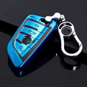 

Fashion Carbon fiber Car Remote Key Case Cover For BMW 1 2 3 4 5 6 7 Series X1 X3 X4 X5 X6 F30 F34 F10 F07 F20 G30 F15 E60 F16