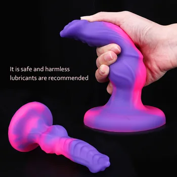 Silicone Animal Monster Dildo Dog Dick Realistic Suction Cup Anal Dragon Dildos Adult Penis Cock For Women Female Masturbation 3