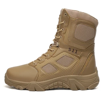 

2020 Tactical Boots Military for Men Non-slip High Top Combat Boots Outdoo Safety Shoes Army Boots Male Footwear Hiking Shoes