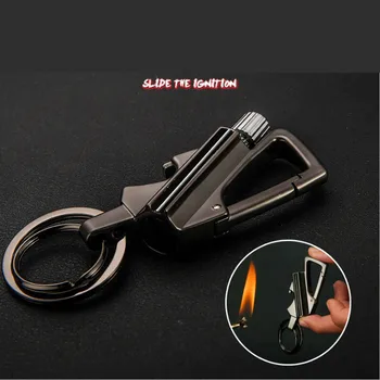 

Multifunctional, match kerosene lighter, outdoor waterproof, portable wine opener, keychain lighter Cigarettes lighters smoking