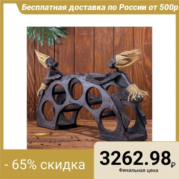 

Souvenir stand for bottles "Aborigines on the bridge" 32x60x15 cm