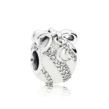 

100% 925 Sterling Silver New 797649EN23 Limited Edition Silver Christmas Ornament Charm Charming Free Shipping