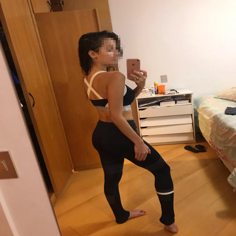 Спортивная одежда, комбинезон для йоги, спортивная одежда для женщин, комплект из 2 предметов: бюстгальтер и трусики, спортивный костюм, леггинсы
