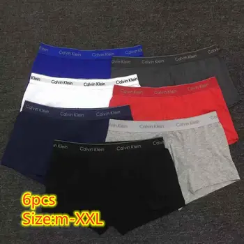

CK - 6pcs/lot Hot Male Underwear Men Boxer Men's Underpants For Man Panties Comfortable Breathable Cuecas Boxer Sexy