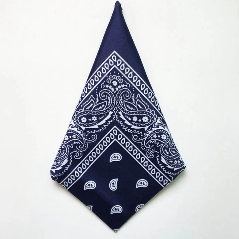 Полиэфирный хлопковый кешью в виде цветка хип-хоп банданы для женщин Карманный платок на шею платок на запястье Платок для мужчин - Цвет: NV