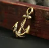 Handmade Pure Brass ship anchor retro craft DIY ornament Miniature portable Fitting Keychain Pendant souvenir gift a0788 ► Photo 1/6