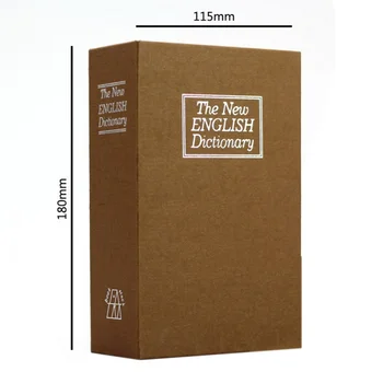 

New Household Simulation Book Safe Portable Simulation Dictionary Book Organizer Safe Bookshelf Storage Shelf Decoration