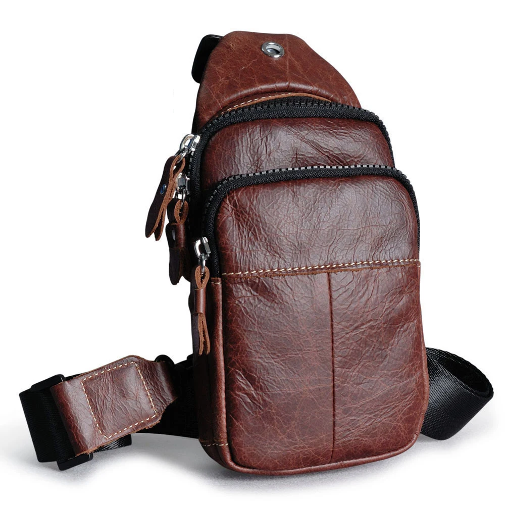 Бренд GO-LUCK, мужская сумка на плечо из натуральной кожи, мужская сумка через плечо, мужские сумки-мессенджеры из воловьей кожи, чехол для мобильного телефона