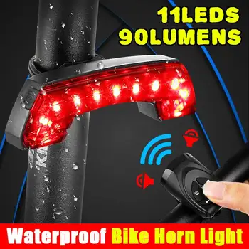 

USB Rechargeable Bicycle Turn Light With Horn Waterproof LED MTB Bike Taillight Cycling Light Lamp Mount Bicycle Accessories