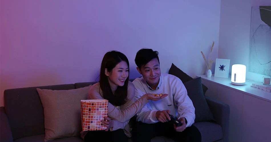 New Version Xiaomi Mijia Bedside Lamp 2 Smart Light voice control touch switch smart APP color adjustment For Apple Homekit Siri (13)