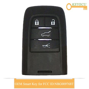 

KEYECU OEM Smart Remote Control Key for SAAB 9-4x 9-5 2011, Fob 4 Button - 315MHz 433MHz - PCF7952E HITAG 2 46 Chip - NBG009768T