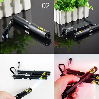 

Pizies 2Styles Electric Shock Batons Stick Flashlight Toy For April-Fool Day Utility Gadget Gag Joke Funny Prank Trick