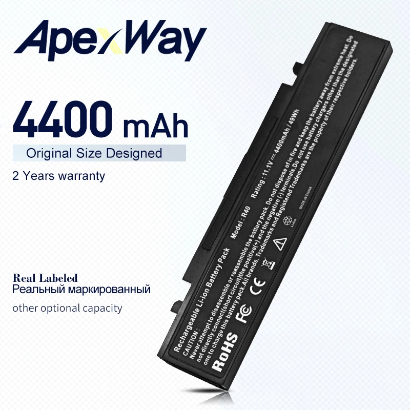 Аккумулятор ApexWay для Samsung R60 R45 R460 6 ячеек батарея с ячейками | Компьютеры и офис