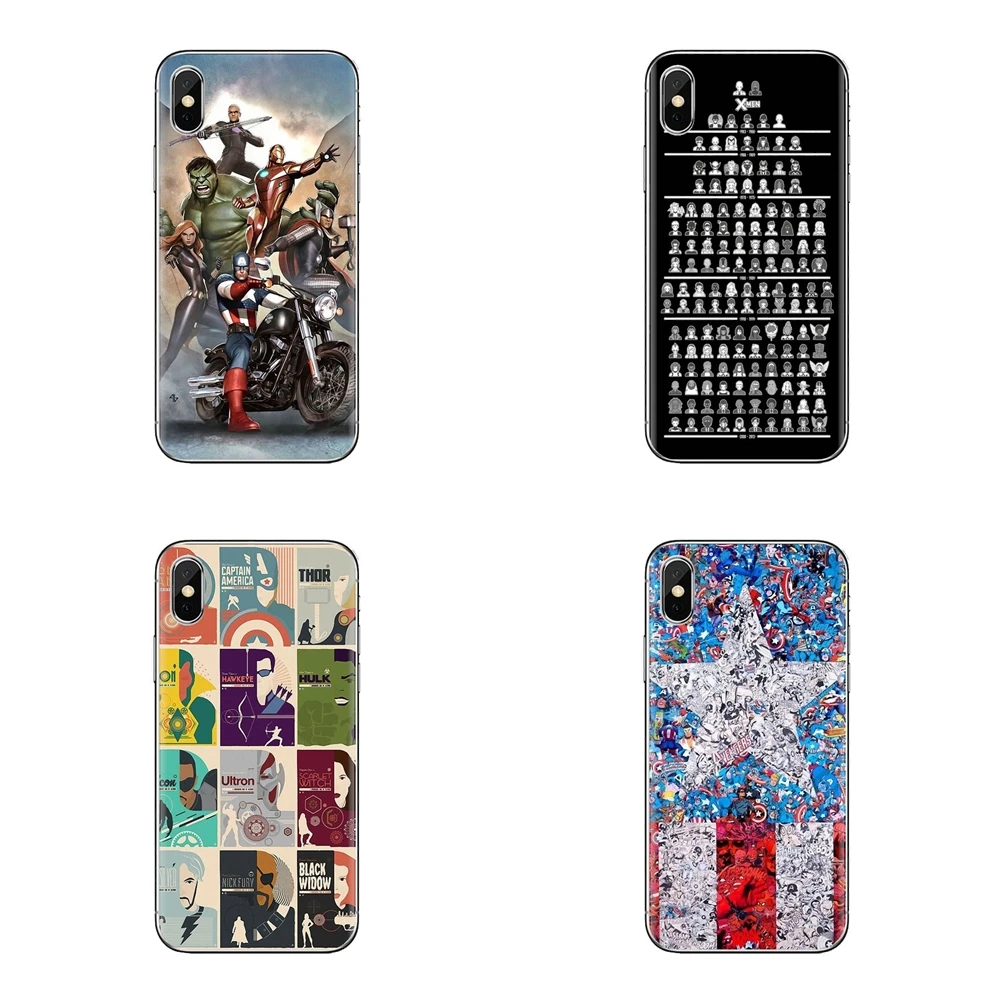 Transparent TPU Shell Cover all Super Heroes puzzle dc comics For Samsung Galaxy A3 A5 A7 A9 A8 Star A6 Plus 2018 2015 2016 2017 |