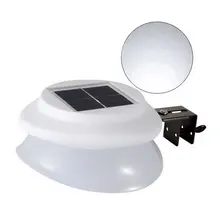 Открытый Солнечный желоб светодиодный светильник s Солнечная энергия умный Солнечный желоб ночной утилита Безопасности Светильник Солнечный уличный светильник