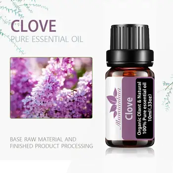 

Clove Essential Oil Aroma Aromatherapy Vetiver Thyme Basil Camphor Pine Needles Tangerine Pure Essential Massage Oil 10ML