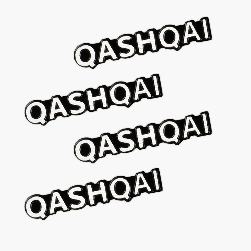 3D aluminum speaker stereo speaker badges emblems 4pcs Stickers For NISSAN QASHQAI J10 J11 2011 2008 Accessories