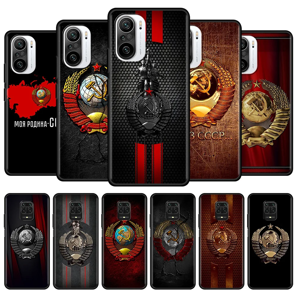 Чехол для телефона Xiaomi Redmi Note 9 8 10 Pro 9T 9S 8T 7 10Lite чехол redmi 9C 9A 8A Винтажный СССР CCCP |