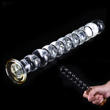 Adult Products Glass Dildo Large Dildo White Luxurious Body Massager Adult Glass Sex Toy Sex Products For Female 3