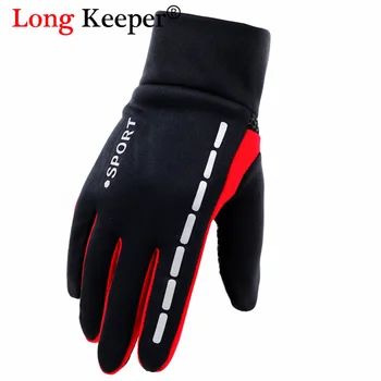 

LongKeeper 2019 Winter Gloves Fashion Gloves Stretch Cotton Men Wrist Gloves Comfortble Cycling Touch Screen Mittens Guantes