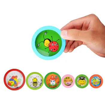 

Cute Cartoon Wooden Round Balls Balance Maze Best Educational Toys Gifts For Kids Development Hand Eye Coordination