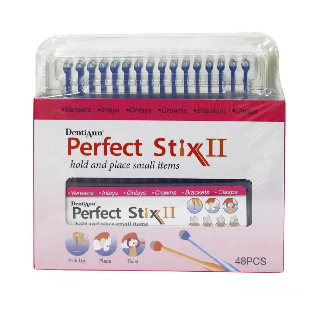 48pcs/Box Dental Sticky Sticks Rods Adhesive Tip Applicator with Strong