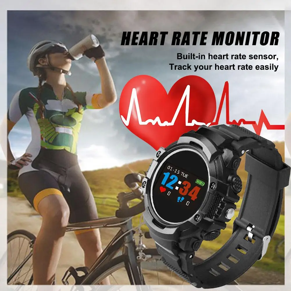 

F9 Men Sport Pedometer Smart Watch IP68 Waterproof Fitness Tracker Heart Rate Monitor Women Clock Bluetooth Sports Smartwatch