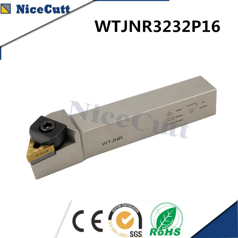 Nicecutt WTJNR3232P16；WTJNL3232P16 Lathe tool Holder for TNMG16 inserts External Turning Tool Free Shipping | Инструменты