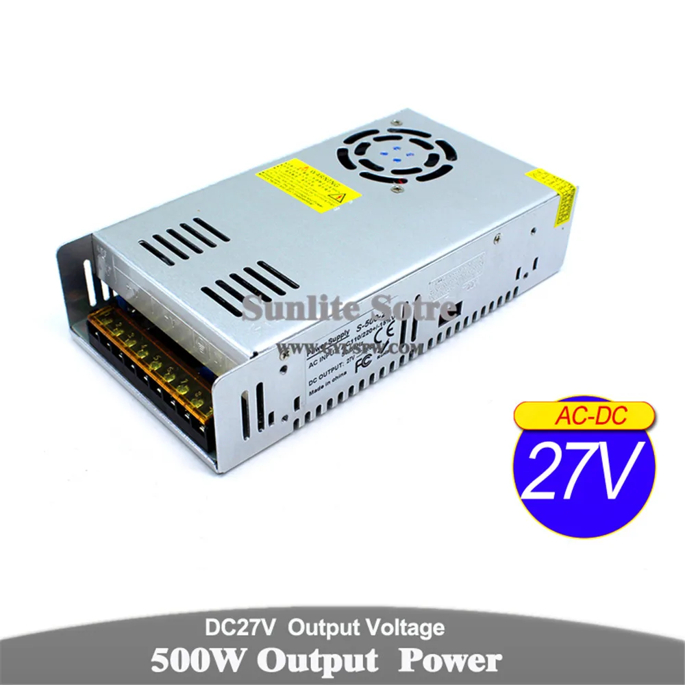 27v500w