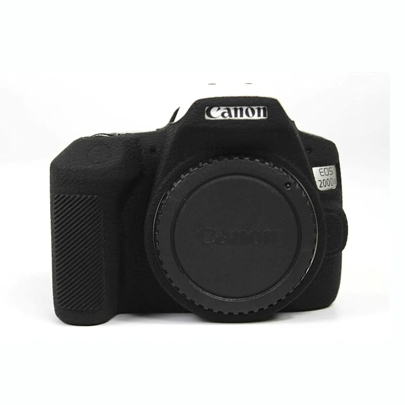 Резиновый силиконовый чехол для Canon EOS 200D 200DII 250D Kiss X9 X10 Rebel SL2 SL3 защитная рамка для камеры