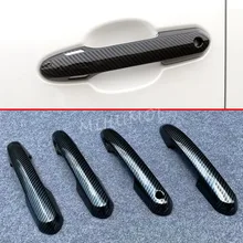 Крышка дверной ручки из углеродного волокна для toyota rav4