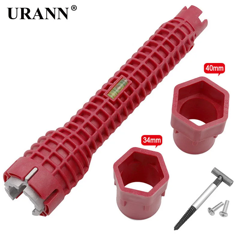

Multi-function wrench Sink faucet socket wrench Anti-Slip Handle Water Pipe Double End Wrench Faucet Sink Installation Tools