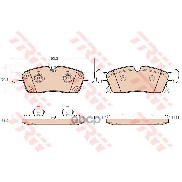 Колодки Тормозные Mercedes-Benz Ml W166 250-350 11- Передние Trw/Lucas Gdb1946 TRW/Lucas арт. GDB1946