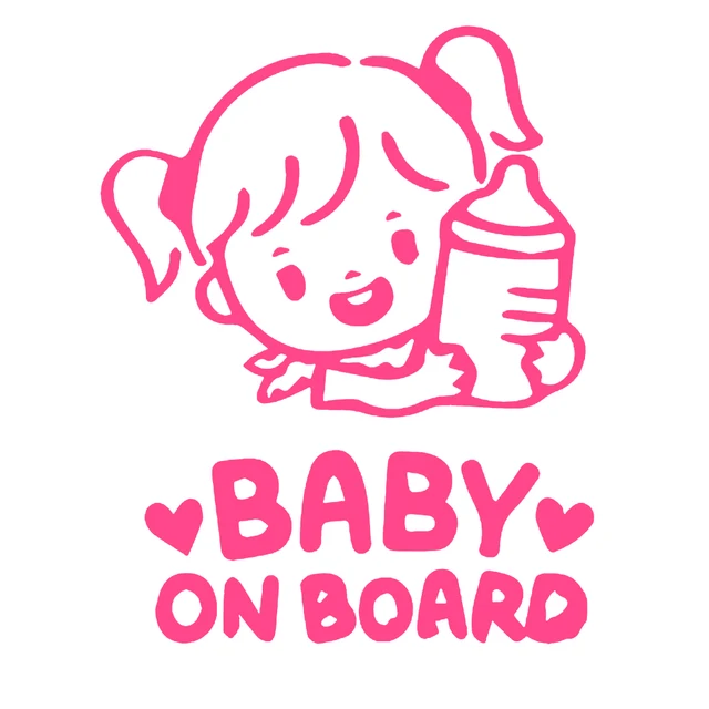 "Daddy's Princess On Board" Car Sign - Pink Baby On Board Decal For Girl, UK Made