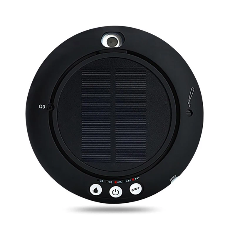 

Car Solar Air Purifier Home Solar Air Purifier Mini Humidifier Negative Ion Car Oxygen Bar Vehicle Accessories Black