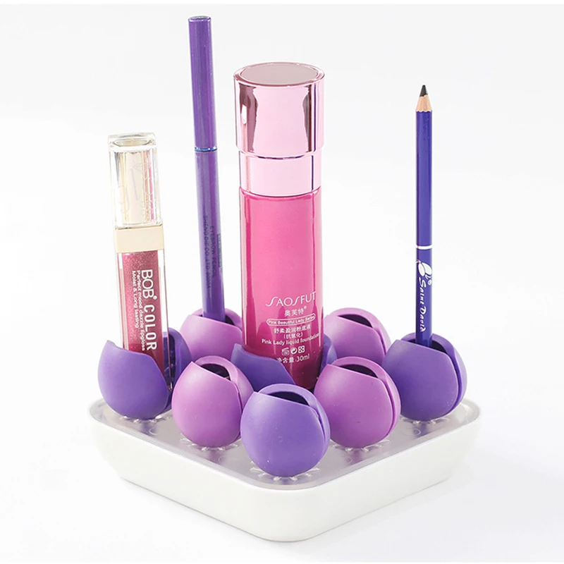 

Multifuction Holder Rack Storage Box Stand Makeup Brush Cosmetics Key Pen Home Office Table StorageShelf Bathroom Organizer