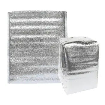 

20Pcs Lunch Bag Thermal Insulation Aluminum Foil Disposable Food Delivery Pouch kitchen Insulation ice bag
