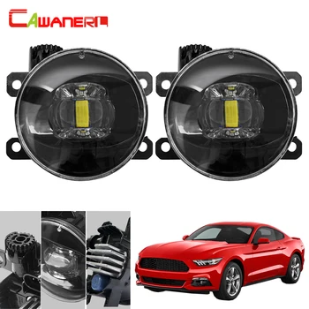 

Cawanerl Car LED Bulb Front Fog Light 4000LM Devil Eye DRL Daytime Running Light H11 12V For Ford Mustang 2005-2013