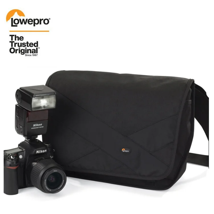 Быстрая доставка Подлинная сумка мессенджер Lowepro для DSLR фотоаппарата слинг через