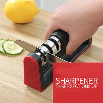 

Knife Sharpener Professional Kitchen Sharpening Stone Scissors Grinder Knives Tungsten Diamond Ceramic Whetstone Tool Dropship
