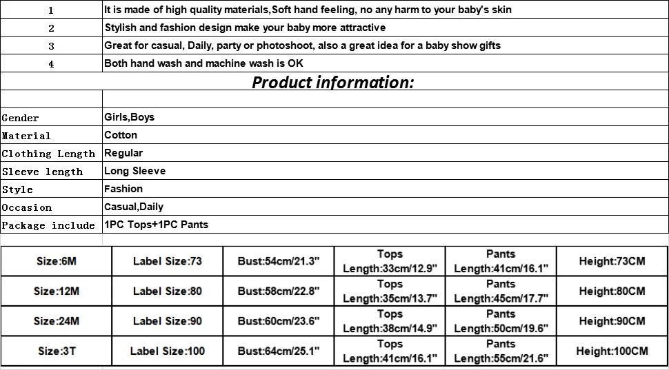 Одежда для маленьких мальчиков; комплекты хлопковой одежды для маленьких девочек; футболка с длинными рукавами и рисунком+ брюки; одежда для новорожденных