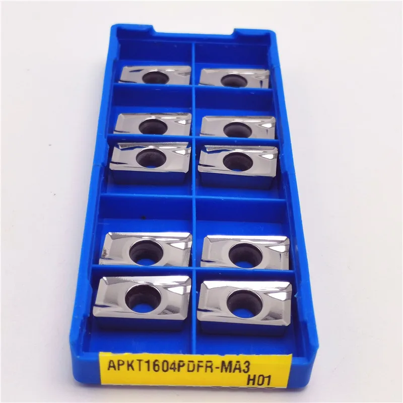 

APKT1604PDFR MA3 H01 Aluminum cutter blade Insert Cutting Tool turning tool CNC Tools AL +TIN Alloy wood APKT1604