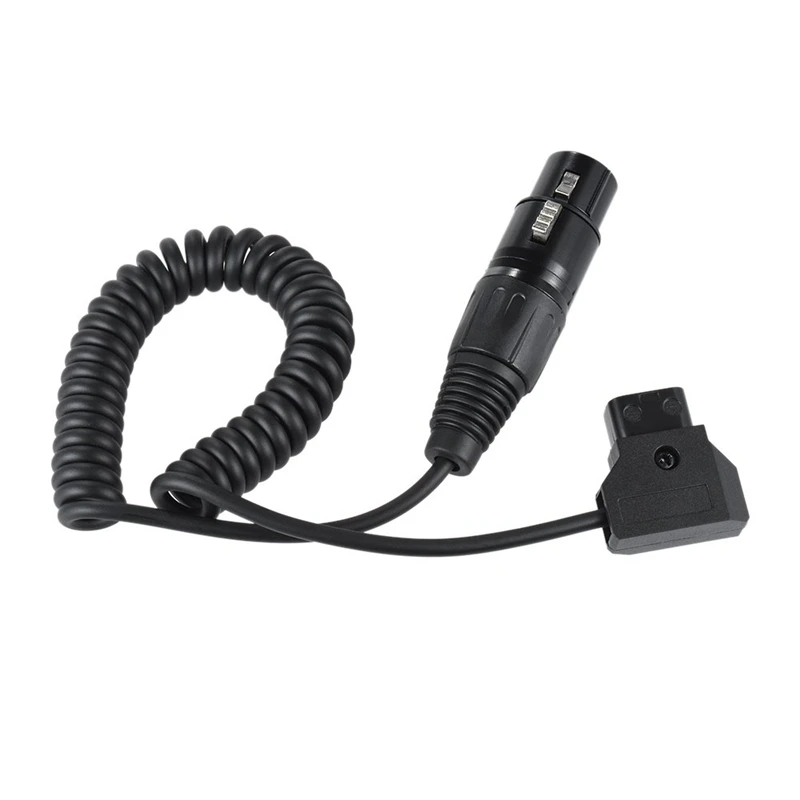 D-Tap для Xlr 4-контактный разъем адаптера Питание кабель Шнур для v-образного крепления Батарея пластина зеркальная камера монитора видеокамеры