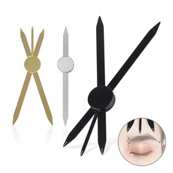 1pcs Microblading Balance Positioning Tattoo Ruler Makeup Eyebrow Design Golden Ratio Ruler Measurement Tool Gold/Black/Silver
